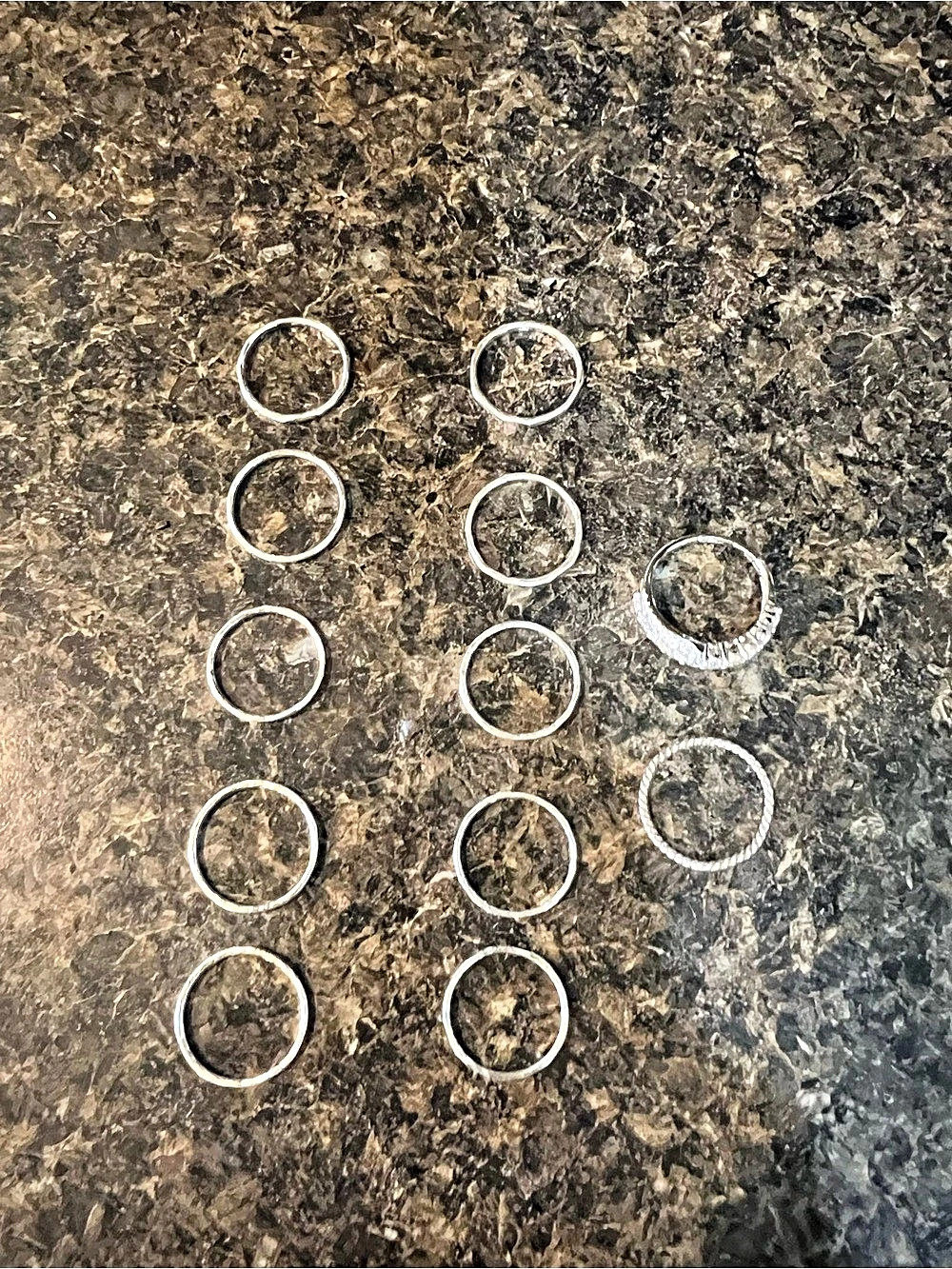 Silver-Tone Stacking Rings Assortment